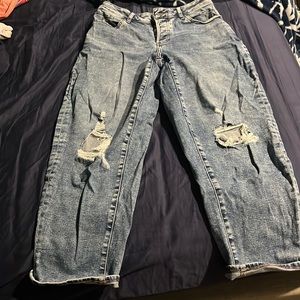 curve boyfriend mid rise